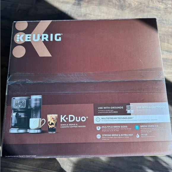 Keurig K Duo single serve & carafe coffee maker new - Picture 2 of 5